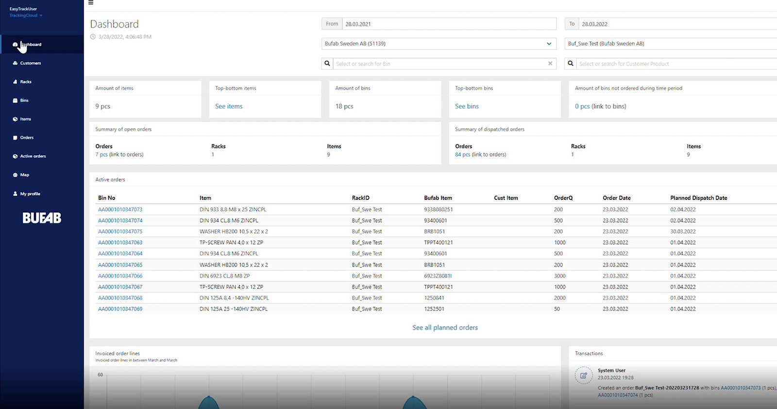 EasyTrack™ can be connected to one or several on-site solutions